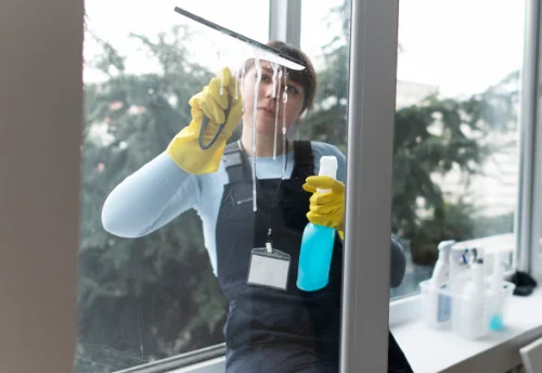 Nettoyage de vitres intérieures et extérieures à Saint-Pantaléon